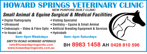 Howard Springs Veterinary Clinic - Vet Canberra 6