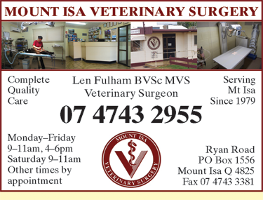 Mount Isa Veterinary Surgery - Vet Canberra 4