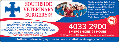 Southside Veterinary Surgery Pty Ltd - Vet Canberra 1